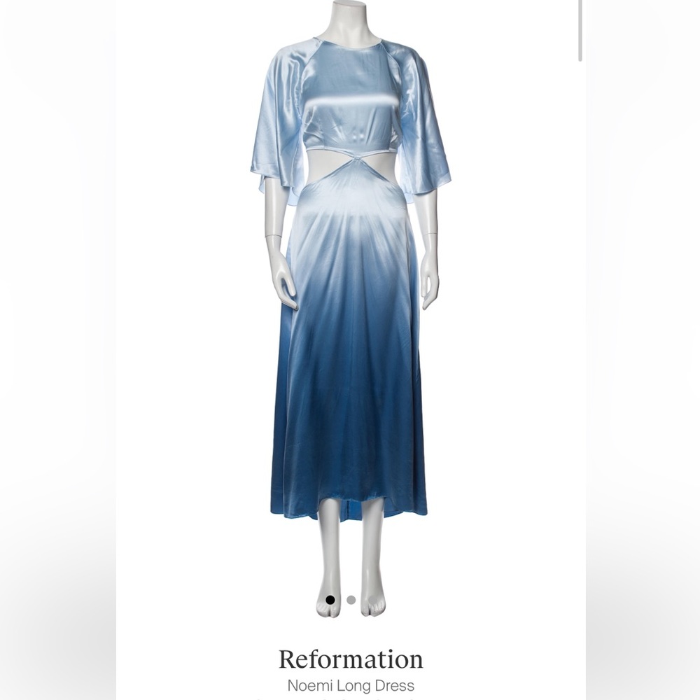 Stunning reformation Noemi ombré dress with cutouts